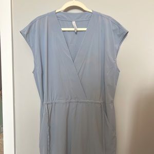 Athleta Romper dress - Light Blue XL